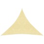 Toldo de vela HDPE beige 160 g/m² 4x4x4 m de vidaXL, Sombrillas - Ref: Foro24-311148, Precio: 22,81 €, Descuento: %