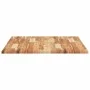 Tablero de mesa rectangular madera maciza de acacia 100x80x2 cm de , Tableros para mesas - Ref: Foro24-4008831, Precio: 105,5...