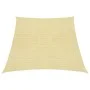 Toldo de vela HDPE beige 160 g/m² 3/4x2 m de vidaXL, Sombrillas - Ref: Foro24-311158, Precio: 30,69 €, Descuento: %