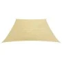 Toldo de vela HDPE beige 160 g/m² 3/4x2 m de vidaXL, Sombrillas - Ref: Foro24-311158, Precio: 30,69 €, Descuento: %