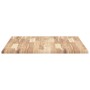 Tablero de mesa rectangular madera maciza de acacia 100x80x2 cm de , Tableros para mesas - Ref: Foro24-4008763, Precio: 103,2...