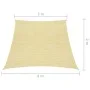 Toldo de vela HDPE beige 160 g/m² 3/4x2 m de vidaXL, Sombrillas - Ref: Foro24-311158, Precio: 30,69 €, Descuento: %