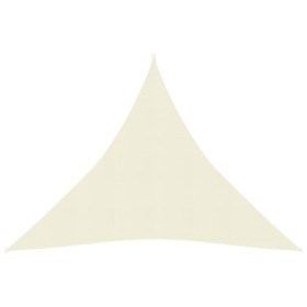 Toldo de vela crema HDPE 160 g/m² 3x3x3 m de vidaXL, Sombrillas - Ref: Foro24-311197, Precio: 20,34 €, Descuento: %