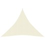 Toldo de vela crema HDPE 160 g/m² 3x3x3 m de vidaXL, Sombrillas - Ref: Foro24-311197, Precio: 20,34 €, Descuento: %