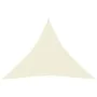 Toldo de vela crema HDPE 160 g/m² 3x3x3 m de vidaXL, Sombrillas - Ref: Foro24-311197, Precio: 19,95 €, Descuento: %
