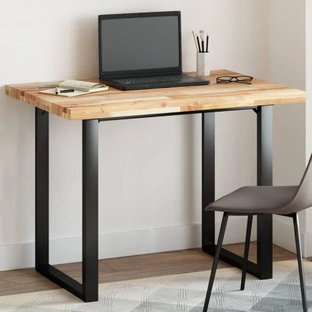 Tablero de mesa rectangular madera maciza acacia 80x70x4 cm de , Tableros para mesas - Ref: Foro24-4008794, Precio: 125,54 €,...