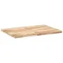 Tablero de mesa rectangular madera maciza acacia 80x70x4 cm de , Tableros para mesas - Ref: Foro24-4008794, Precio: 125,54 €,...