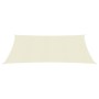 Toldo de vela crema HDPE 160 g/m² 3x4 m de vidaXL, Sombrillas - Ref: Foro24-311182, Precio: 31,85 €, Descuento: %