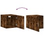 Armario de pared madera ingeniería roble ahumado 40x42,5x40 cm de , Aparadores - Ref: Foro24-846100, Precio: 40,58 €, Descuen...