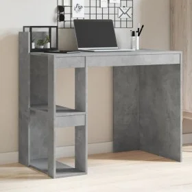 Escritorio madera de ingeniería gris hormigón 103,5x56,5x94 cm de , Escritorios - Ref: Foro24-847978, Precio: 79,79 €, Descue...