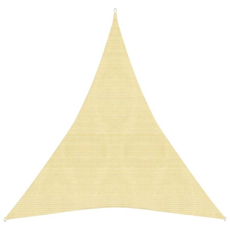 Toldo de vela HDPE beige 160 g/m² 5x7x7 m de vidaXL, Sombrillas - Ref: Foro24-311154, Precio: 41,87 €, Descuento: %