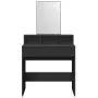 Frisiertisch mit schwarzem Spiegel 80x41x144,5 cm von , Schlafzimmerkommoden - Ref: Foro24-848172, Preis: 95,29 €, Rabatt: %