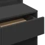 Frisiertisch mit schwarzem Spiegel 80x41x144,5 cm von , Schlafzimmerkommoden - Ref: Foro24-848172, Preis: 95,29 €, Rabatt: %