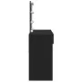 Tocador con luces LED negro 100x40x130 cm de , Tocadores para dormitorios - Ref: Foro24-848193, Precio: 129,65 €, Descuento: %