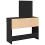 Tocador con luces LED negro 100x40x130 cm de , Tocadores para dormitorios - Ref: Foro24-848193, Precio: 129,65 €, Descuento: %