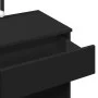 Tocador con luces LED negro 100x40x130 cm de , Tocadores para dormitorios - Ref: Foro24-848193, Precio: 129,65 €, Descuento: %