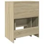 Tocador con taburete roble Sonoma 60x40x113,5 cm de , Tocadores para dormitorios - Ref: Foro24-848215, Precio: 98,06 €, Descu...