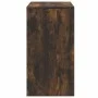 Tocador con taburete roble ahumado 60x40x113,5 cm by , Bedroom Dressers - Ref: Foro24-848217, Price: 92,54 €, Discount: %