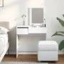 Tocador con espejo blanco 73x46,5x120 cm by , Bedroom Dressers - Ref: Foro24-848220, Price: 90,69 €, Discount: %