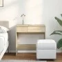 Tocador con espejo roble Sonoma 73x46,5x120 cm by , Bedroom Dressers - Ref: Foro24-848222, Price: 89,62 €, Discount: %