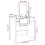 Tocador con espejo roble Sonoma 73x46,5x120 cm by , Bedroom Dressers - Ref: Foro24-848222, Price: 89,62 €, Discount: %