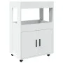 Carrito de bar madera de ingeniería blanco 60x39,5x89 cm by , Sideboards - Ref: Foro24-848269, Price: 106,63 €, Discount: %