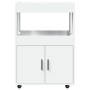 Carrito de bar madera de ingeniería blanco 60x39,5x89 cm de , Aparadores - Ref: Foro24-848269, Precio: 107,90 €, Descuento: %