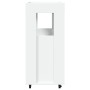 Carrito de bar madera de ingeniería blanco 60x39,5x89 cm de , Aparadores - Ref: Foro24-848269, Precio: 107,90 €, Descuento: %