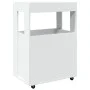 Carrito de bar madera de ingeniería blanco 60x39,5x89 cm by , Sideboards - Ref: Foro24-848269, Price: 106,63 €, Discount: %