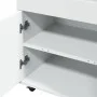 Carrito de bar madera de ingeniería blanco 60x39,5x89 cm by , Sideboards - Ref: Foro24-848269, Price: 106,63 €, Discount: %