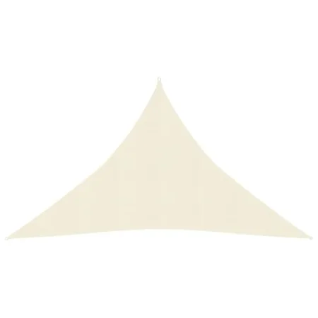 Toldo de vela crema HDPE 160 g/m² 3x3x4,2 m de vidaXL, Sombrillas - Ref: Foro24-311199, Precio: 21,85 €, Descuento: %