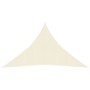 Toldo de vela crema HDPE 160 g/m² 3x3x4,2 m de vidaXL, Sombrillas - Ref: Foro24-311199, Precio: 22,11 €, Descuento: %