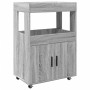Carrito de bar madera de ingeniería gris Sonoma 60x39,5x89 cm de , Aparadores - Ref: Foro24-848274, Precio: 100,67 €, Descuen...