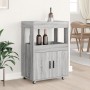 Carrito de bar madera de ingeniería gris Sonoma 60x39,5x89 cm de , Aparadores - Ref: Foro24-848274, Precio: 100,67 €, Descuen...