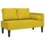 Sofá diván con cojines terciopelo amarillo by , Daybeds - Ref: Foro24-4007577, Price: 174,87 €, Discount: %