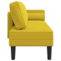 Sofá diván con cojines terciopelo amarillo de , Divanes - Ref: Foro24-4007577, Precio: 167,36 €, Descuento: %