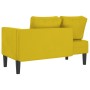 Sofá diván con cojines terciopelo amarillo de , Divanes - Ref: Foro24-4007577, Precio: 167,36 €, Descuento: %