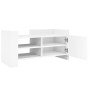 Mueble de TV madera de ingeniería blanco 80x35x40 cm de , Muebles TV - Ref: Foro24-848367, Precio: 49,45 €, Descuento: %