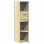Aparador alto madera de ingeniería roble Sonoma 30x42,5x124 cm by , Sideboards - Ref: Foro24-846154, Price: 62,93 €, Discount: %