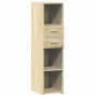 Aparador alto madera de ingeniería roble Sonoma 30x42,5x124 cm de , Aparadores - Ref: Foro24-846154, Precio: 63,88 €, Descuen...