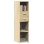 Aparador alto madera de ingeniería roble Sonoma 30x42,5x124 cm by , Sideboards - Ref: Foro24-846154, Price: 62,93 €, Discount: %