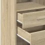 Aparador alto madera de ingeniería roble Sonoma 30x42,5x124 cm by , Sideboards - Ref: Foro24-846154, Price: 62,93 €, Discount: %