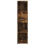 Aparador alto madera de ingeniería roble ahumado 30x42,5x124 cm de , Aparadores - Ref: Foro24-846156, Precio: 65,78 €, Descue...