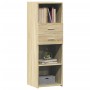 Aparador alto madera de ingeniería roble Sonoma 40x42,5x124 cm de , Aparadores - Ref: Foro24-846161, Precio: 72,61 €, Descuen...