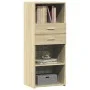 Aparador alto madera de ingeniería roble Sonoma 50x42,5x124 cm de , Aparadores - Ref: Foro24-846175, Precio: 79,40 €, Descuen...