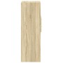 Aparador alto madera de ingeniería roble Sonoma 50x42,5x124 cm de , Aparadores - Ref: Foro24-846175, Precio: 80,47 €, Descuen...