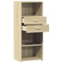 Aparador alto madera de ingeniería roble Sonoma 50x42,5x124 cm de , Aparadores - Ref: Foro24-846175, Precio: 80,47 €, Descuen...