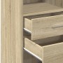 Aparador alto madera de ingeniería roble Sonoma 50x42,5x124 cm de , Aparadores - Ref: Foro24-846175, Precio: 80,47 €, Descuen...