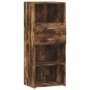 Aparador alto madera de ingeniería roble ahumado 50x42,5x124 cm de , Aparadores - Ref: Foro24-846177, Precio: 93,18 €, Descue...