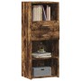 Aparador alto madera de ingeniería roble ahumado 50x42,5x124 cm de , Aparadores - Ref: Foro24-846177, Precio: 93,18 €, Descue...